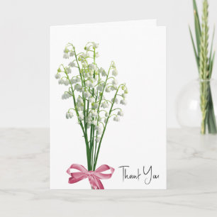 Lily of the Valley Thank You Card