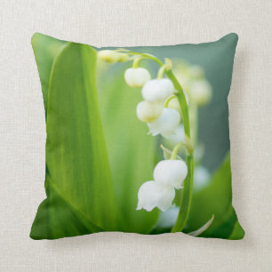Lily of the Valley Throw Pillow