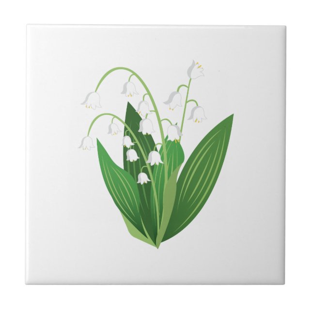 Lily Of The Valley Tile (Front)