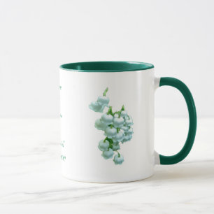 Lily of the Valley Wedding Mug to Personalize