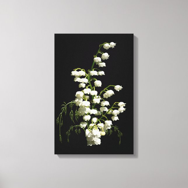 Lily of the Valley Wrapped Canvas (Front)