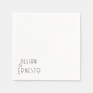 Lily of Valley Collection || White Custom Napkin