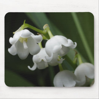 Lily of valley mouse pad