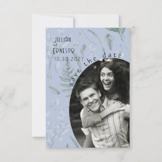 Lily of Valley || Periwinkle Blue - Save the Date