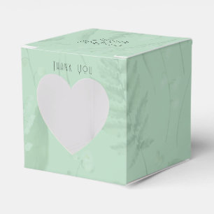 Lily of Valley    Soft Green Blank Inside Custom Favor Box