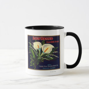 Lily Orange LabelExeter, CA Mug