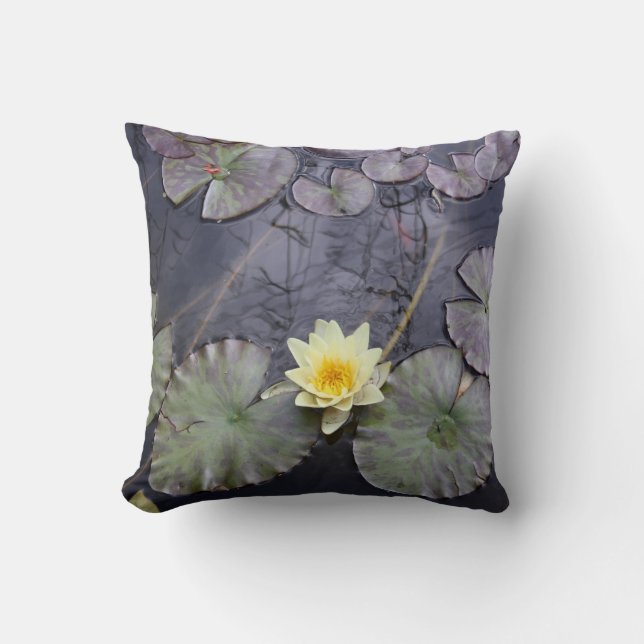Lily Pad American Mojo Pillow/Cushion Throw Pillow (Front)