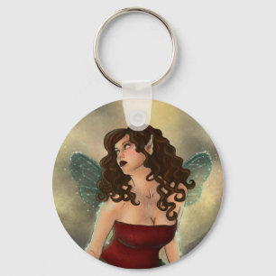 Lily Pad Fae key chain