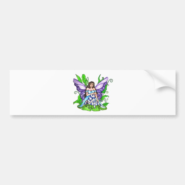 Lily Pad Fairy Bumper Sticker (Front)
