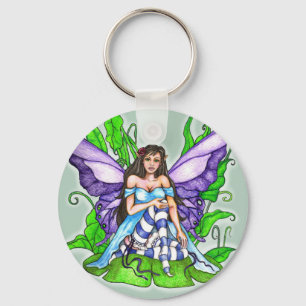 Lily Pad Fairy Keychain