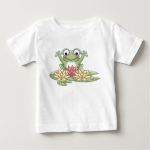 Lily Pad Frog Baby T-Shirt