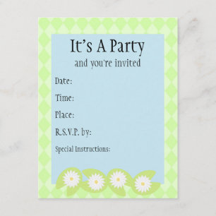 Lily Pad Invitation