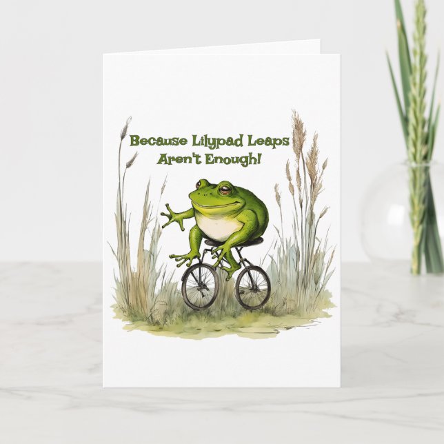 Lily Pad Leaps Carte de grenouille (Devant)