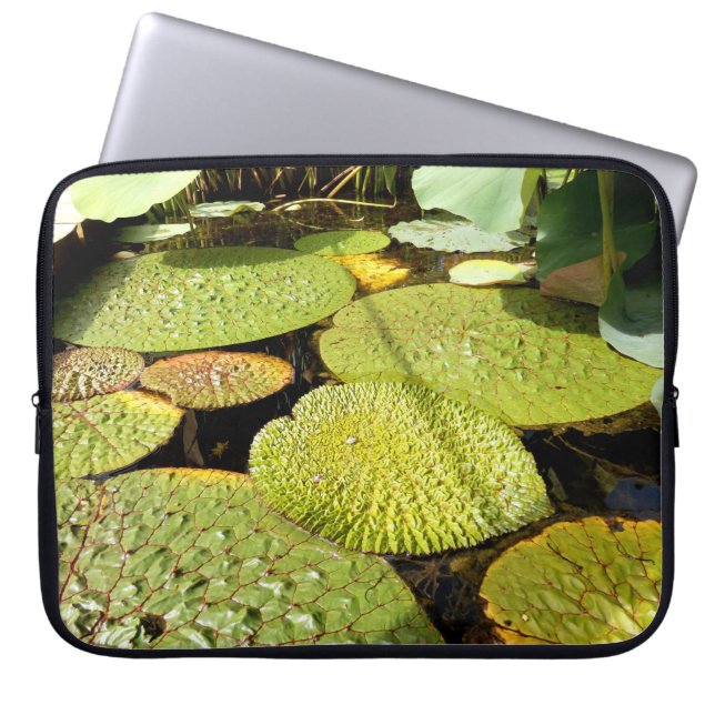 Lily Pads Laptop Sleeve (Front)