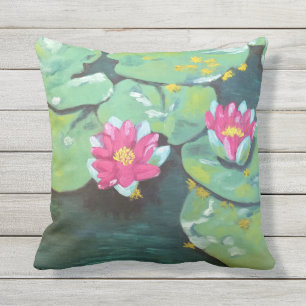 "Lily Pads" Outdoor Pillow