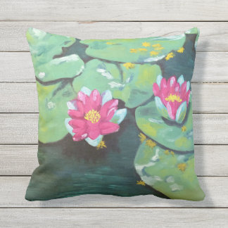 "Lily Pads" Outdoor Pillow