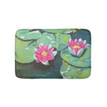 "Lily Pads" Small Bath Mat