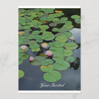 Lily Pads "Your Invited" Invitation