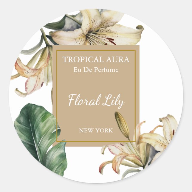 Lily Perfume Label (Front)