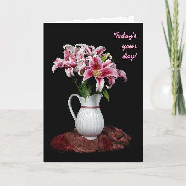 Lily Pitcher Birthday Card (Front)