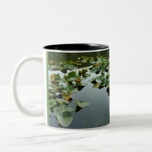 Lily Pond C Two-Tone Coffee Mug