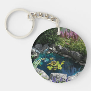 Lily Pond Keychain