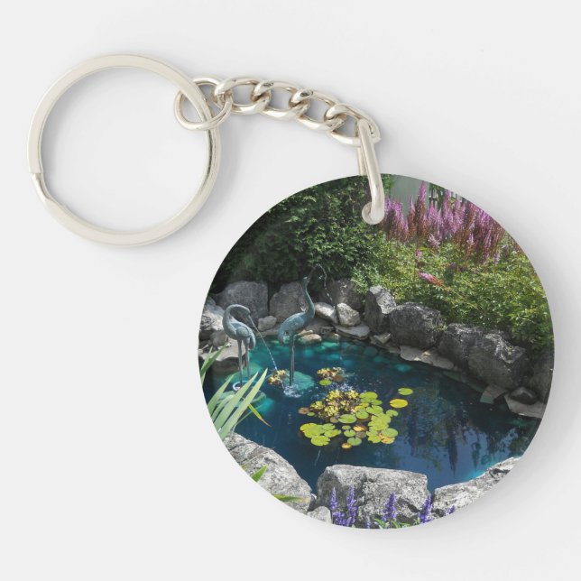 Lily Pond Keychain (Front)