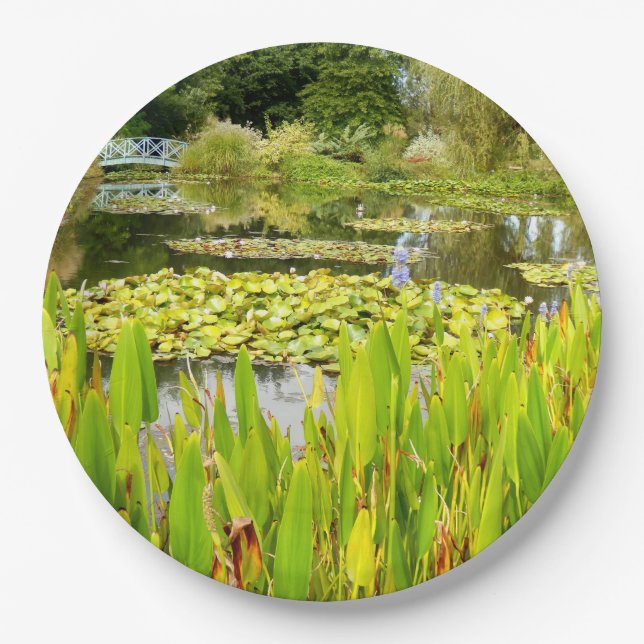 Lily Pond Paper Plate (Front)