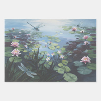 Lily Pond Series 1 Wrapping Paper Sheet