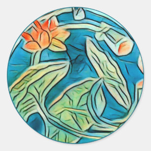 Lily Pond Sticker