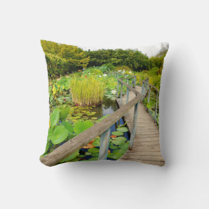 Lily Pond Throw Cushion