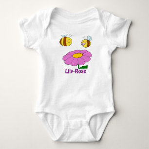 Lily-Rose Named baby girl gifts - personalized Bodysuit