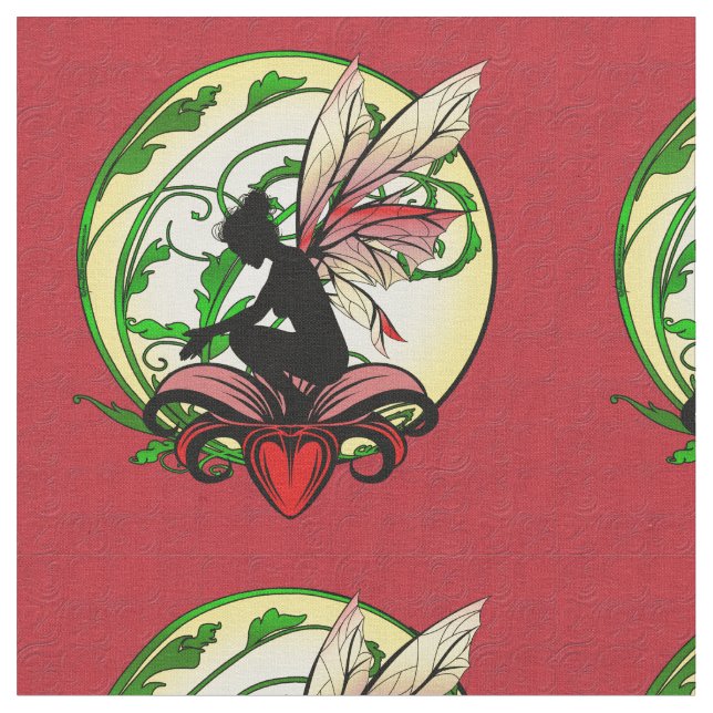 Lily Shadow Fairy Fabric (Close Up)