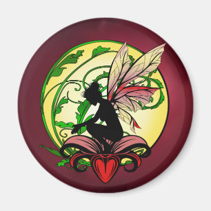 Lily Shadow Fairy Magnet