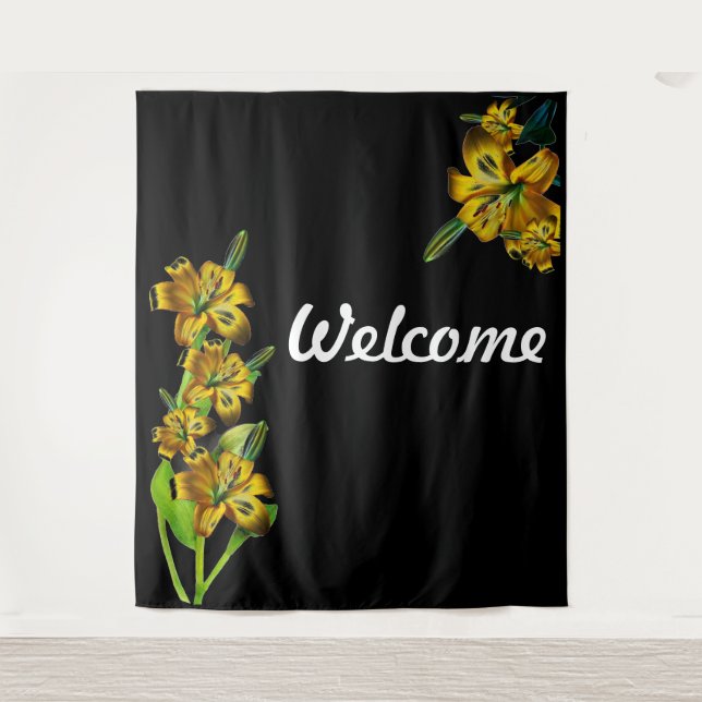 "Lily Tapestry" Tapestry (Front)