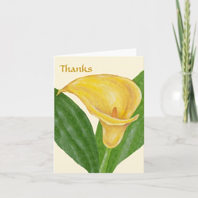 Lily thank you card (Front)
