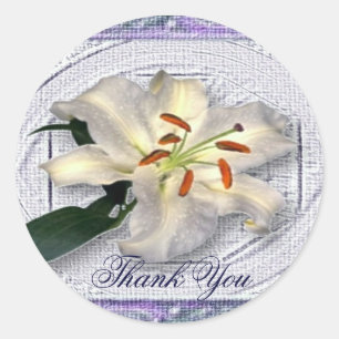 Lily Thank You Sticker