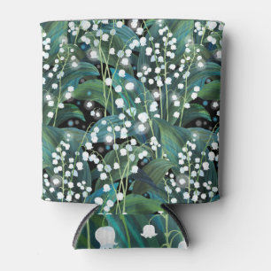 Lily Valley Seamless Pattern Background Can Cooler