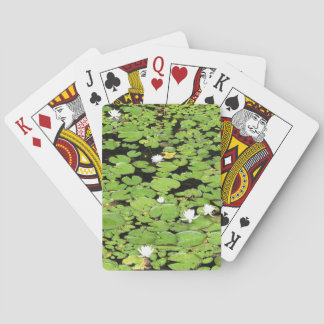Lilypad pond playing cards
