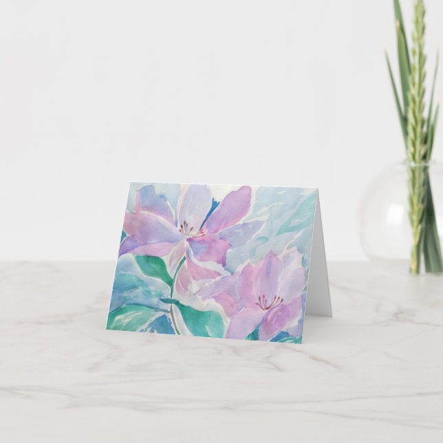 Lily's Folded Greeting Card (Front)