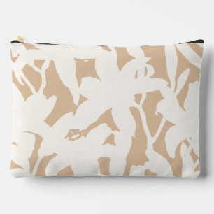 Lilyshade Bold Botanical In Warm Neutral Accessory Pouch