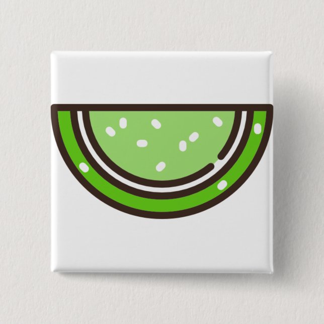 lima 2 inch square button (Front)