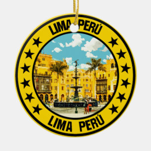 Lima                                               ceramic ornament
