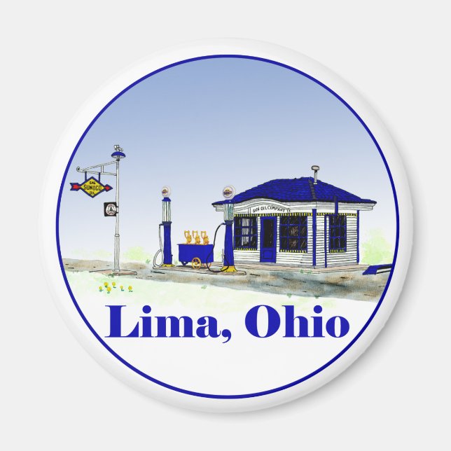 Lima, Ohio Magnet (Front)