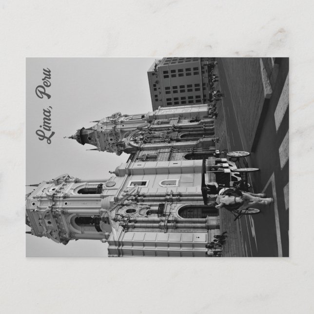 Lima, Pérou Carte postale Vintage (Devant)