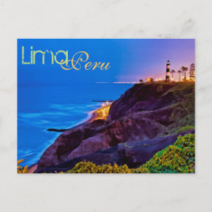 Lima, Peru, Miraflores District, S.A. Postcard