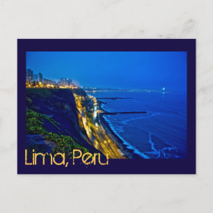 Lima, Peru, Miraflores District, S.A. Postcard