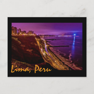 Lima, Peru, Miraflores District, S.A. Postcard