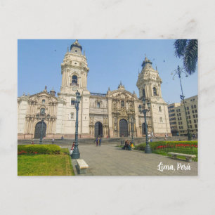 Lima, Perú, Plaza Mayor Postcard