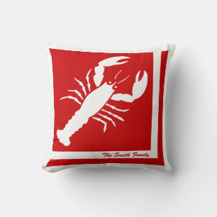 L'image de homard a personnalisé le coussin de